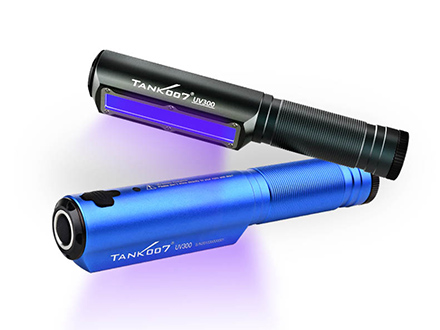 TANK007 UV300便攜式紫外線消毒燈 帶照明傾斜自動感應LED紫外線殺菌消毒燈